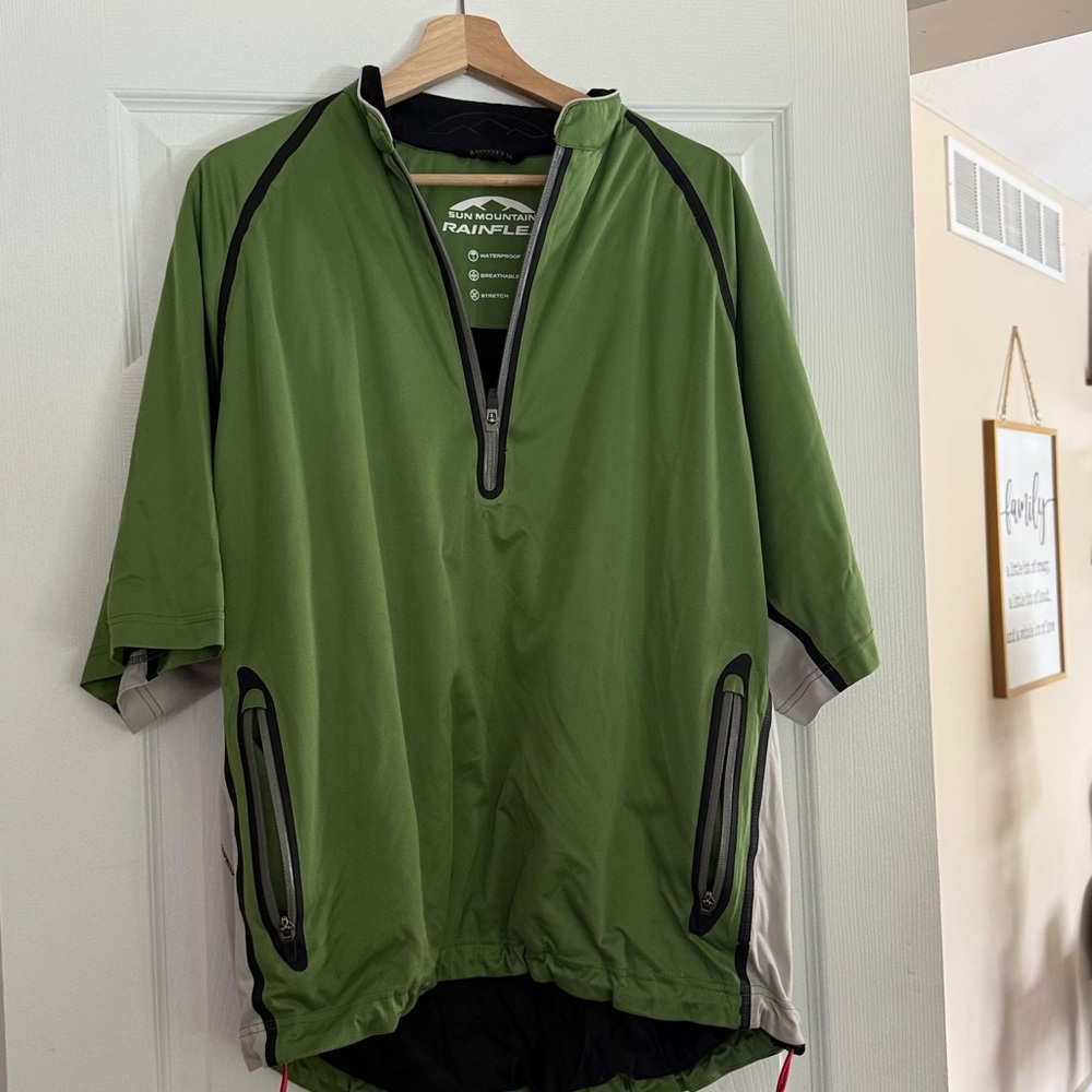 Sun Mountain Rainfkex Cycling Jersey - green - size L